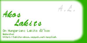 akos lakits business card